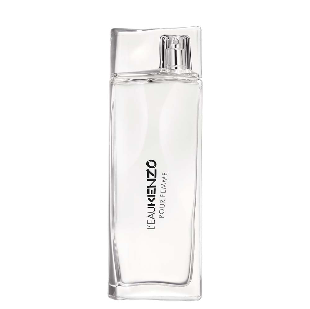 frasco Perfume Feminino Kenzo L'Eau Eau de Toilette frente fundo branco