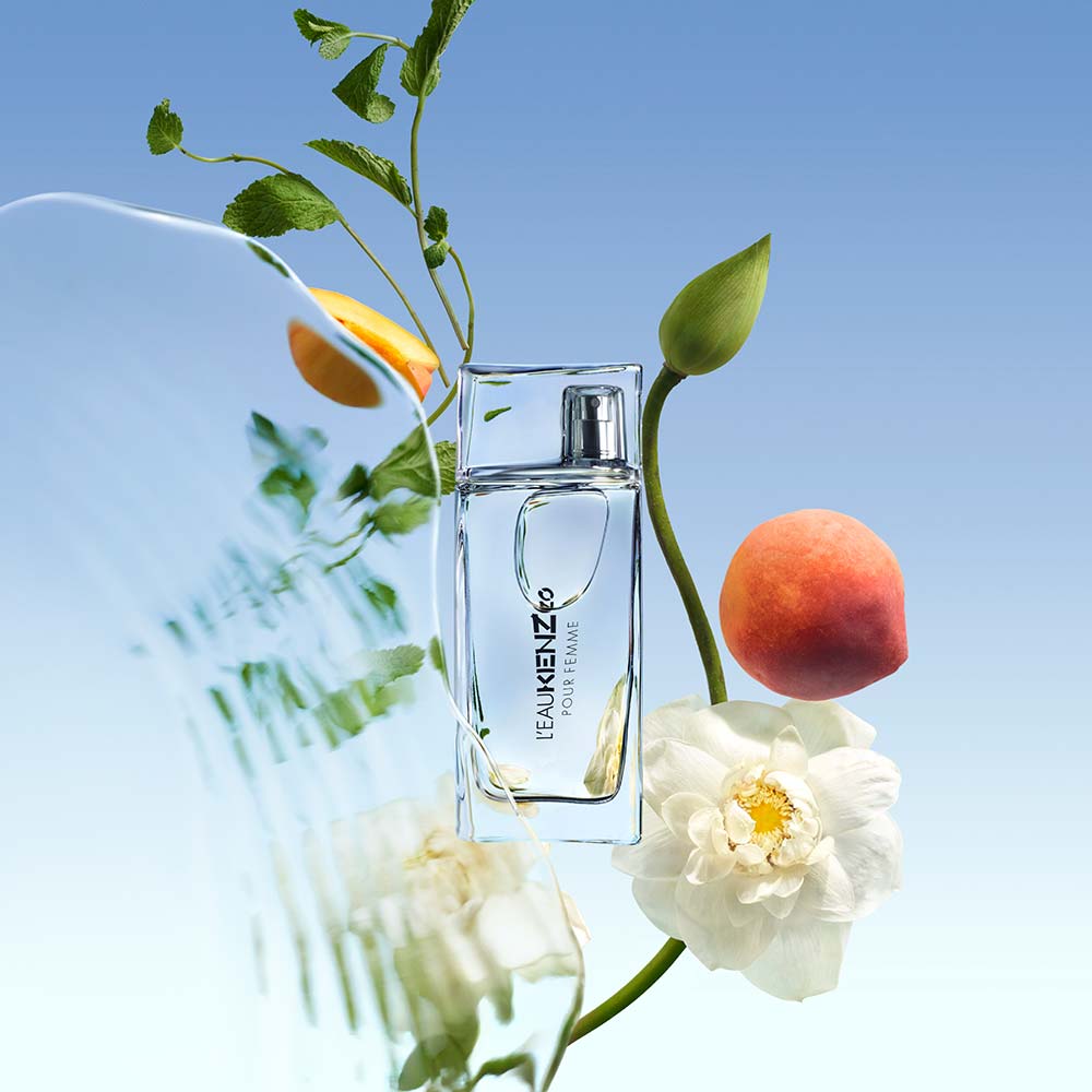 frasco Perfume Feminino Kenzo L'Eau Eau de Toilette embalagem caixa original