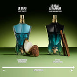 frasco Perfume Masculino Jean Paul Gaultier Le Beau Le Parfum frasco amplo