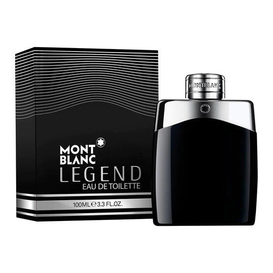 frasco Perfume Masculino Mont Blanc Legend Eau de Toilette detalhe lateral