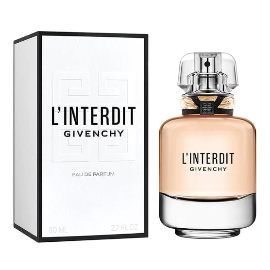 frasco Perfume Feminino Givenchy L'Interdit Eau de Parfum detalhe lateral