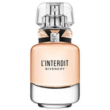 frasco Perfume Feminino Givenchy L’Interdit Eau de Toilette frente fundo branco