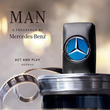 frasco Perfume Masculino Mercedes Benz Man Eau de Toilette embalagem caixa original