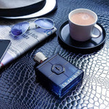 frasco Perfume Masculino Marina de Bourbon Le Prince Intense Eau de Parfum vista superior