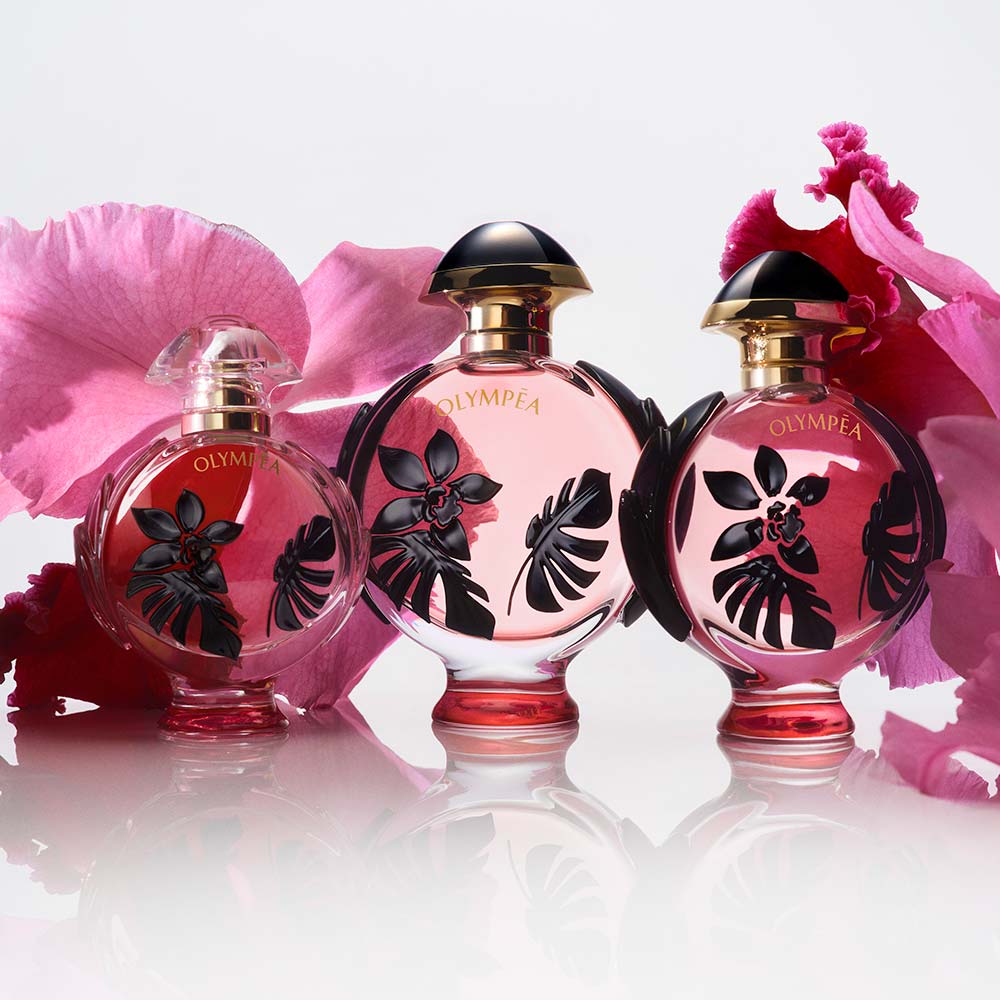 frasco Perfume Feminino Paco Rabanne Olympea Flora Eau de Parfum frasco amplo