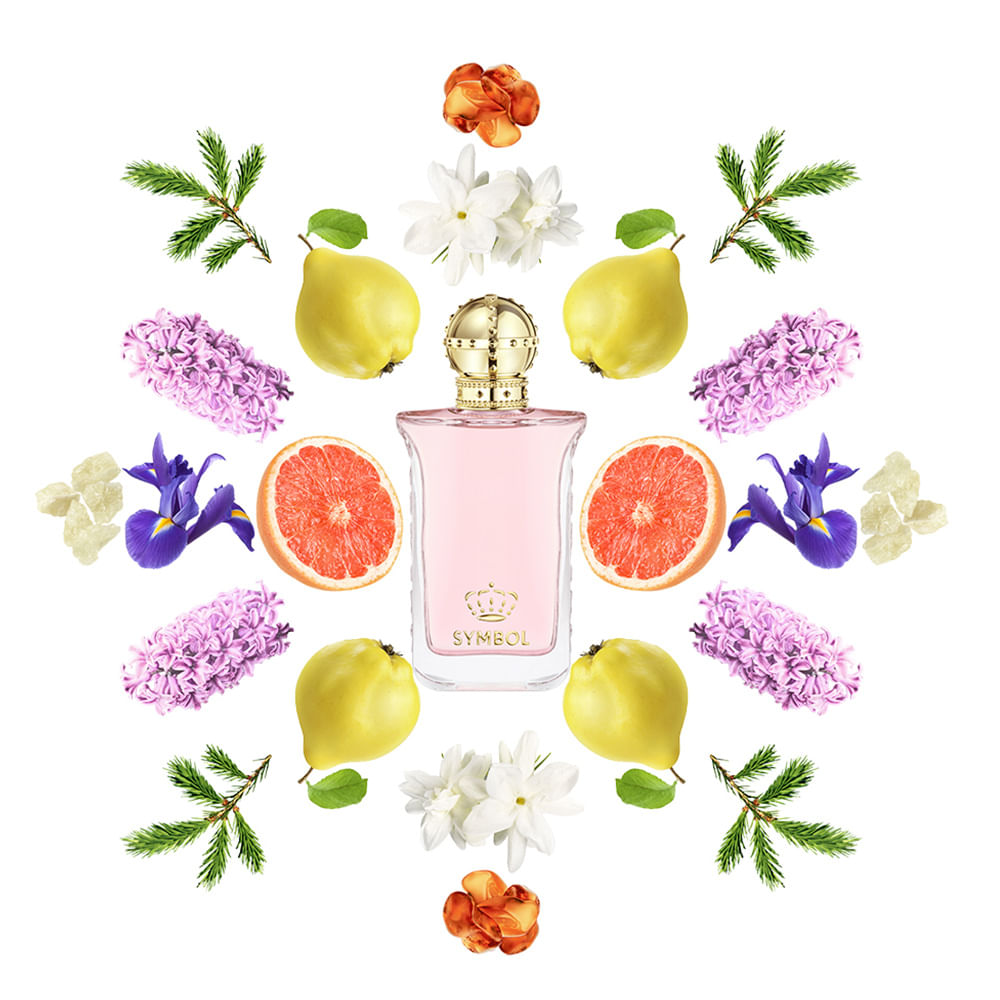 frasco Perfume Feminino Marina de Bourbon Symbol For a Lady Eau de Parfum embalagem caixa original