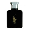 frasco Perfume Mascunino Ralfh Lauren Polo Black Eau de Toilette frente fundo branco