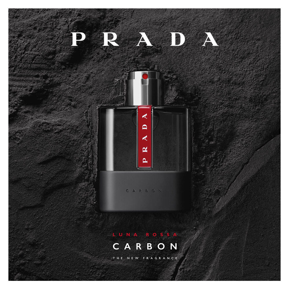 frasco Perfume Masculino Prada Luna Carbon Eau de Toilette embalagem caixa original
