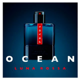 frasco Perfume Masculino Prada Luna Rossa Ocean Eau de Toilette embalagem caixa original