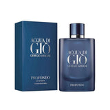 frasco Perfume Giorgio Armani Acqua Di Gio Profondo Eau de Parfum detalhe lateral