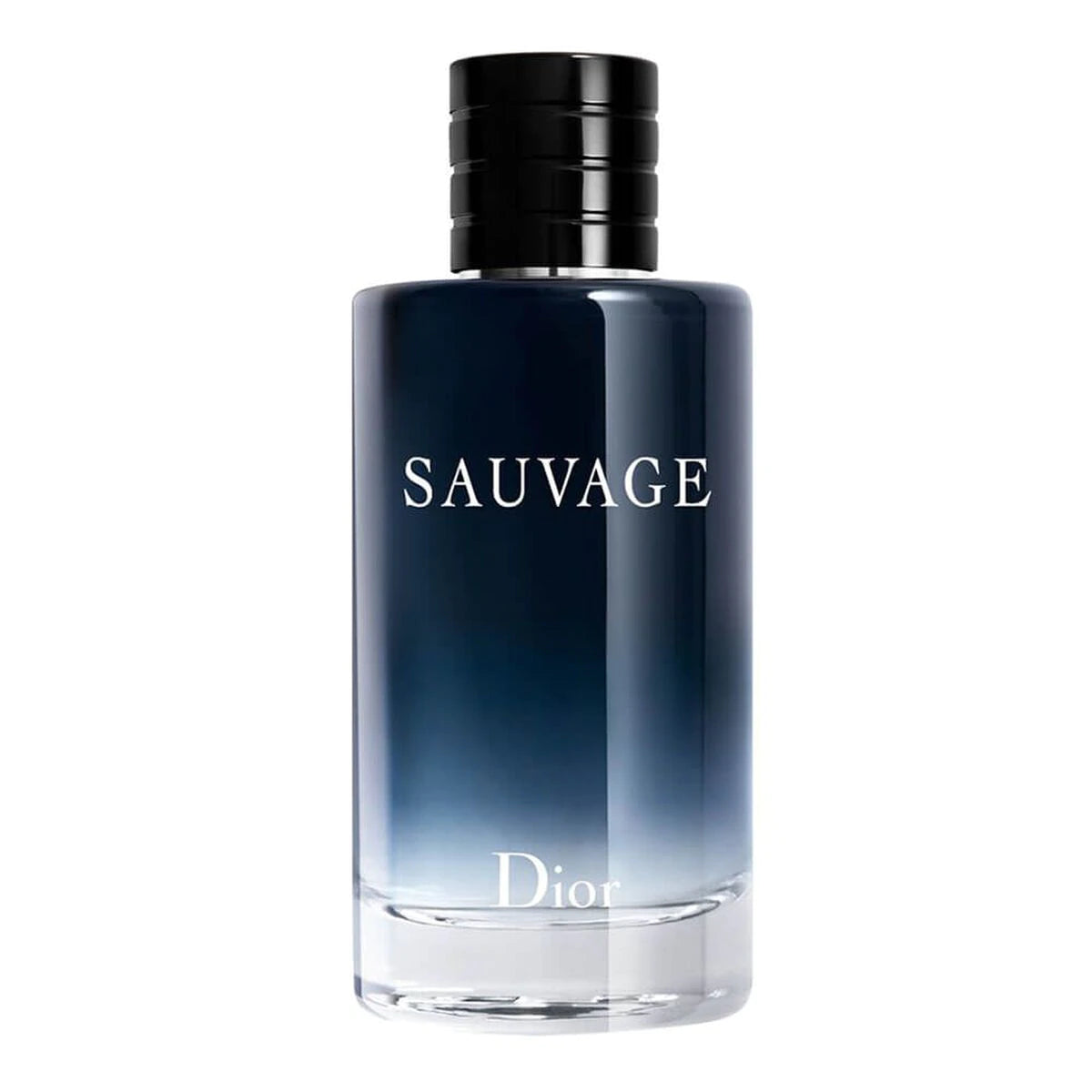 frasco Perfume Masculino Dior Sauvage Eau de Toilette frente fundo branco