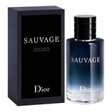 frasco Perfume Masculino Dior Sauvage Eau de Toilette detalhe lateral