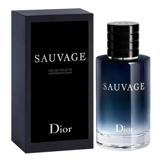 frasco Perfume Masculino Dior Sauvage Eau de Toilette detalhe lateral