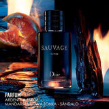 frasco Perfume Masculino Dior Sauvage Parfum embalagem caixa original