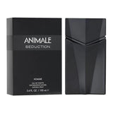 frasco Perfume Masculino Animale Seduction Eau de Toilette detalhe lateral