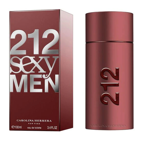 frasco Perfume Masculino Carolina Herrera 212 Sexy Men Eau de Toilette detalhe lateral