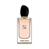 frasco Perfume Feminino Giorgio Armani Sí Eau de Parfum frente fundo branco