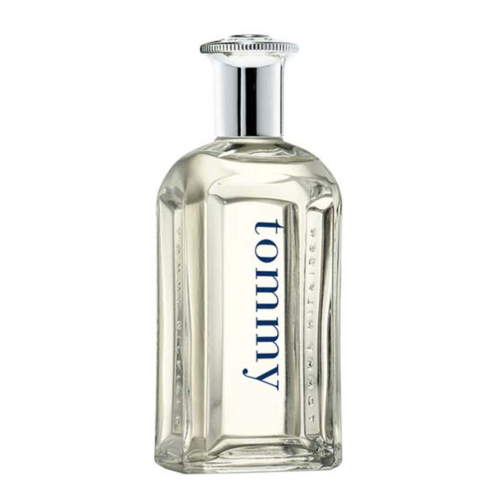 frasco Perfume Masculino Tommy Hilfiger Eau de Toilette frente fundo branco