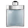 frasco Perfume Masculino Mont Blanc Individuel Eau de Toilette frente fundo branco