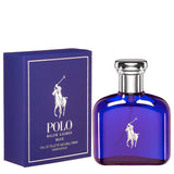 frasco Perfume Mascunino Ralfh Lauren Polo Blue Eau de Toilette detalhe lateral