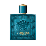 frasco Perfume Masculino Versace Eros Eau de Toilette frente fundo branco