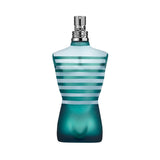 frasco Perfume Masculino Jean Paul Gaultier Le Male Eau de Toilette frente fundo branco