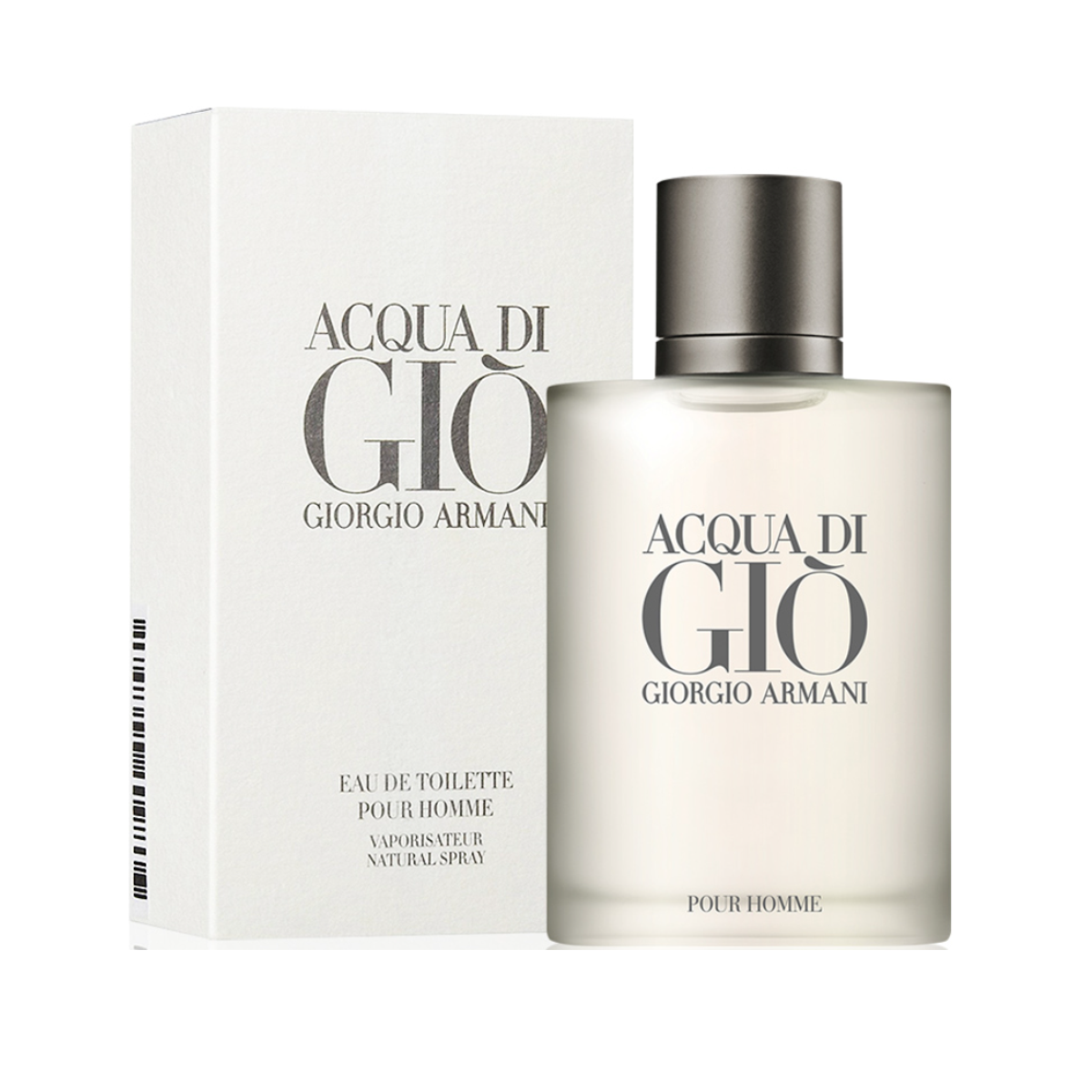 frasco Perfume Masculino Giorgio Armani Acqua Di Gio Eau de Toilette detalhe lateral
