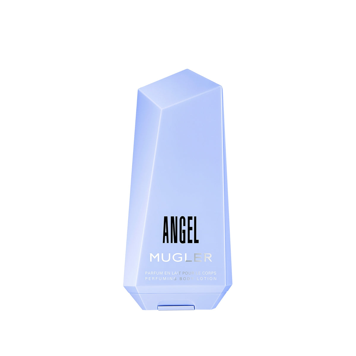 frasco Loção Hidratante Corporal Thierry Mugler Angel Body Lotion frente fundo branco