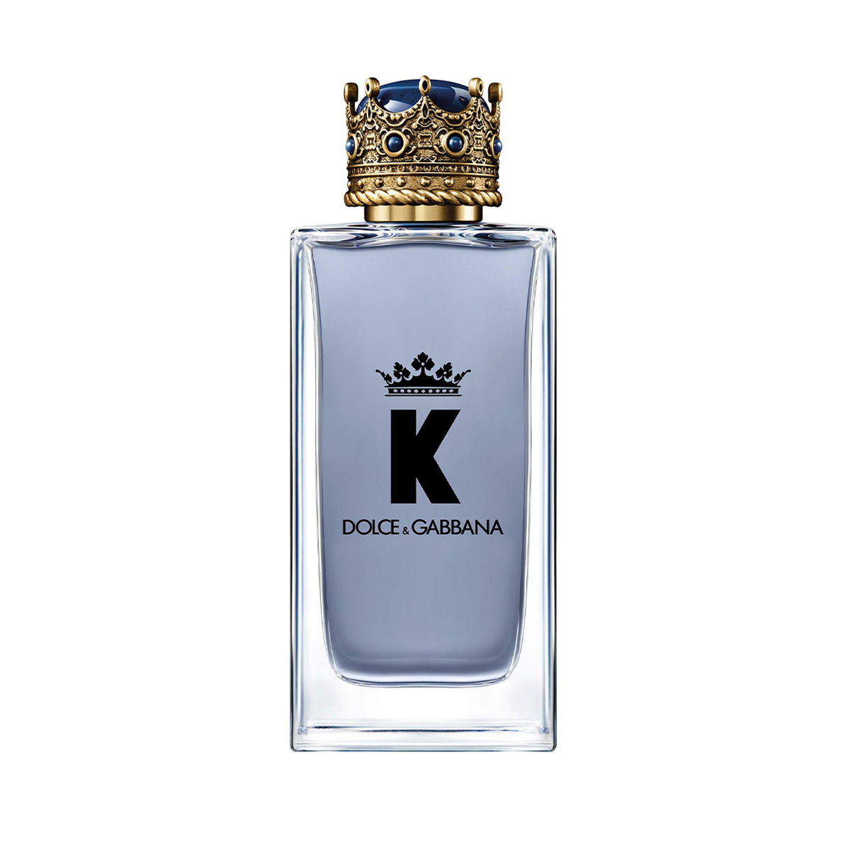 frasco Perfume Masculino Dolce&Gabbana K Eau de Toilette frente fundo branco