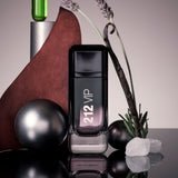 frasco Perfume Masculino Carolina Herrera 212 Vip Black Eau de Parfum embalagem caixa original