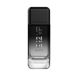 frasco Perfume Masculino Carolina Herrera 212 Vip Black Eau de Parfum frente fundo branco