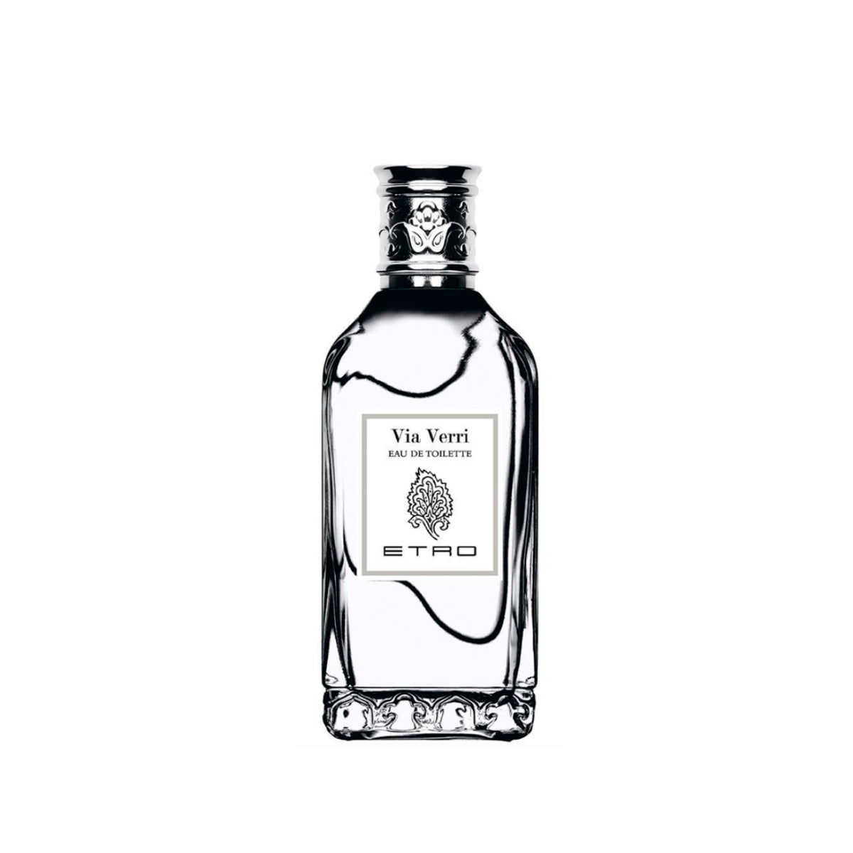 frasco Perfume Compartilhado Etro Via Verri Eau de Toillete frente fundo branco