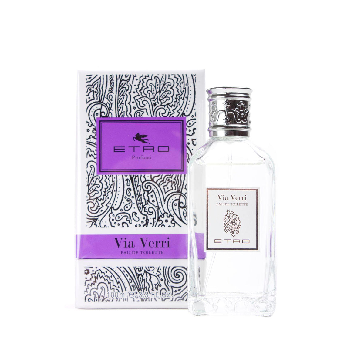 frasco Perfume Compartilhado Etro Via Verri Eau de Toillete detalhe lateral