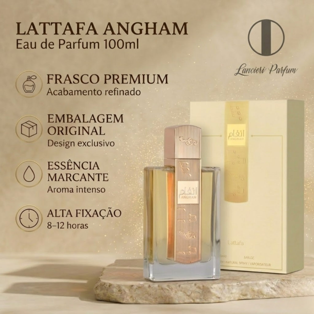 香水(女性用) Lattafa Angham Lattafa Angham Eau de Parfum Feminino – Lancieri Parfum