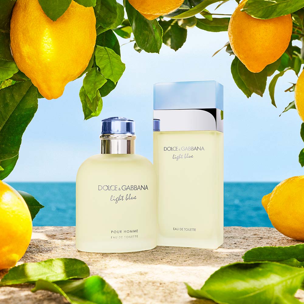 frasco Perfume Masculino Dolce & Gabbana Light Blue Eau de Toilette embalagem caixa original