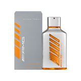frasco Perfume Masculino Mercedes Benz Amg Silver Thrill Eau de Parfum detalhe lateral