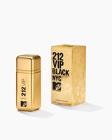 frasco Perfume Masculino Carolina Herrera 212 Vip Black Mtv Eau de Parfum frasco amplo
