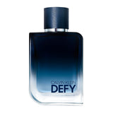 frasco Perfume Masculino Calvin Klein Defy Eau de Parfum frente fundo branco