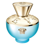 frasco Perfume Feminino Versace Dylan Turquoise Eau de Toilette embalagem caixa original