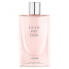 frasco Loção Corporal Lancome La Vie Est Belle frente fundo branco