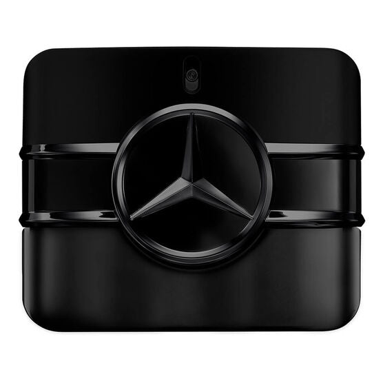 frasco Perfume Masculino Mercedes Benz Sign Your Power Eau de Parfum frente fundo branco