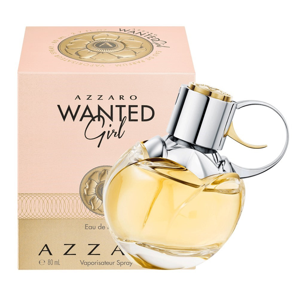 frasco Perfume Feminino Azzaro Wanted Eau de Parfum detalhe lateral