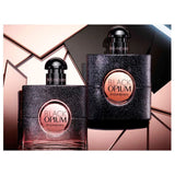 frasco Perfume Feminino Yves Saint Laurent Opium Black Eau de Parfum embalagem caixa original
