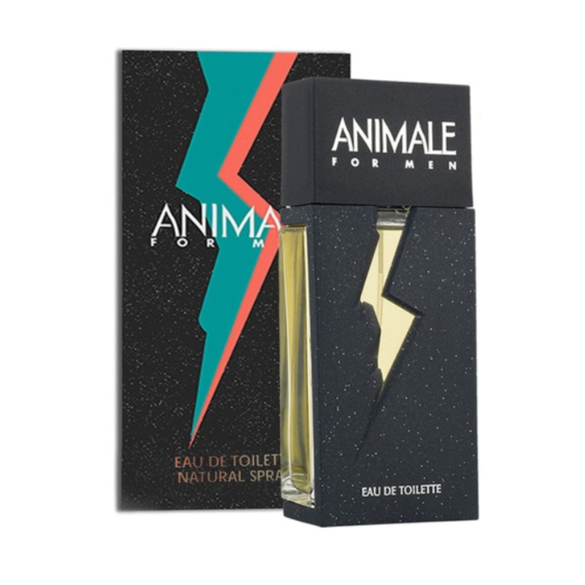 frasco Perfume Masculino Animale Eau de Toilette detalhe lateral