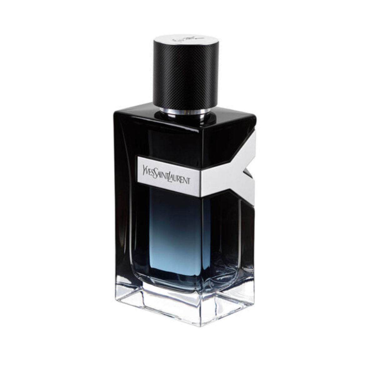 frasco Perfume Masculino Yves Saint Laurent Y Eau de Parfum frente fundo branco