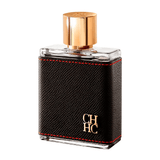 frasco Perfume Mascunino Carolna Herrera Ch Eau de Toilette frente fundo branco