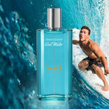 frasco Perfume Masculino Davidoff Cool Water Wave Eau de Toilette embalagem caixa original