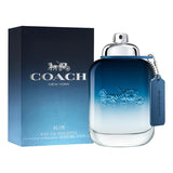 frasco Perfume Masculino Coach New York Blue Eau de Toilette detalhe lateral