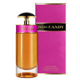 frasco Perfume Feminino Prada Candy Eau de Parfum detalhe lateral