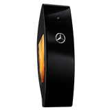 frasco Perfume Masculino Mercedes Benz Club Black Eau de Toilette frente fundo branco